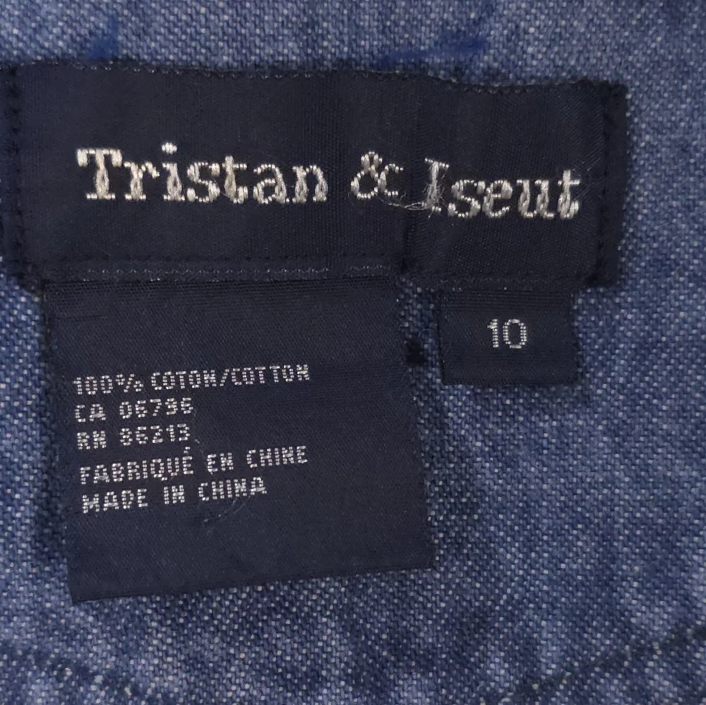 Tristan & Isolde 100% Cotton Flare Jeans Boho Indie High Rise Size 10 - Picture 3 of 12